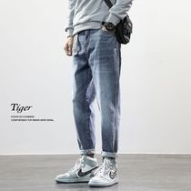 Spring Autumn Season Jeans Mens 2022 New Loose Straight Drum Denim Pair Pants Kharen Casual Pants