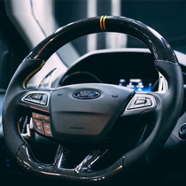 New Focus Classic Fox carbon fiber steering wheel three sports modified carbon fiber steering wheel assembly