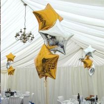 18-inch school balloon decoration five-pointed star aluminum film wedding wedding childrens birthday party wedding romantic arrangement