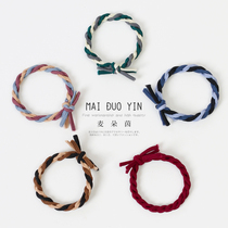 Little girl ponytail head rope Korean childrens hair ring tied hair rubber band simple baby high elasticity does not hurt the hair rope