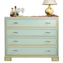 Ruishio light luxury porch cabinet living room partition cabinet Hall storage locker new Chinese decorative cabinet multi-bucket cabinet