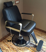 Luxury high-end big chair beauty salon chair inverted chair luxury shaving chair hydraulic chair hydraulic chair