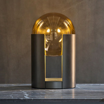 Nordic table lamp glass ball living room bedroom bedside table lamp simple modern creative small table lamp designer creative lamp