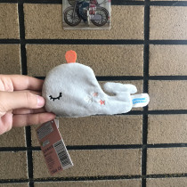 Exit the whole piece of sound paper the palm size of the Palm can bite the sound animal White Cloud cute