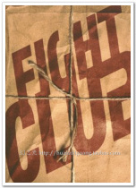 fight club david finch movie poster art film decorative painting