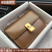 2020 autumn and winter new retro box tofu bag leather womens bag hand rub pattern small square bag shoulder messenger stewardess bag