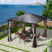 Purple Leaf Aluminum Alloy Garden Outdoor courtyard Rome Tent Garden European Chalden Palace