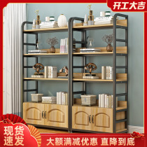 Bookshelf shelf landing household debris household debris shelves iron storage shelves living room childrens simple bookcase