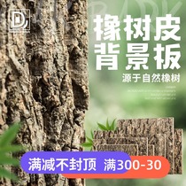 Landscape background board oak bark crawling tank feeding box Rainforest Reptile log set
