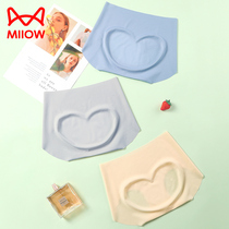 Cat person collection underpants ladies Summer slim fit pure cotton antibacterial crotch girl with high waist and no marks sexy short pants for large size