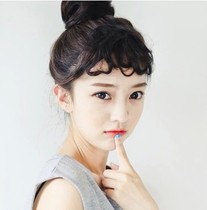 Korean trend air bangs ultra-thin bangs Super Roll bangs hair pieces broken Qi bangs wig pieces no trace invisible invisible