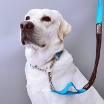 Zooland traction rope collar small medium and large dog elastic neck P rope anti-explosion-proof rope pull rope half P chain