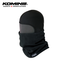 Japan KOMINE riding motorcycle travel equipment autumn and winter windproof warm fleece hooded collar monochrome dual-use 09-016
