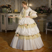 European Ladies Court plays out to perform retro Queens white gown event The ancient royal family