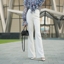 MAGGIEMA Ma Qian New products High waist and reduced temperament elasticity to repair Wears New Years New Years pants 465P466P