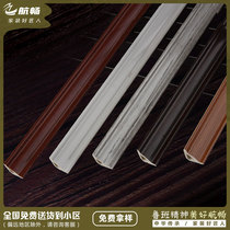 PVC triangle edge decoration line plastic yin corner line corner wardrobe edge strip buckle decorative line sealing strip