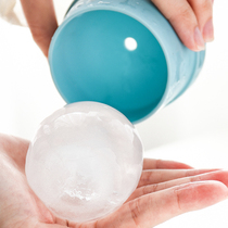 Creative round ice hockey ice cube mold whiskey home large ice maker home homemade spherical ice lattice mold