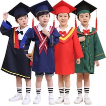 Childrens doctoral conserved male and female Bachelors suit Graduation Gown primary and middle school students suit the kindergarten Grand Choral Performance Summer
