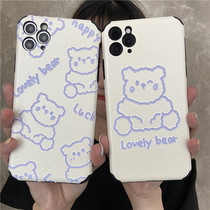  Simple bear Huawei nova7 mobile phone shell nova7se 7pro cute silicone soft nova6se 5ipro 4e 3 protective cover p40pro personality female