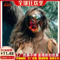 Multi Color Exit Cross-border Outdoor High-definition PC Anti-Droplets Splash Protection Mask Full Face Protective Mask