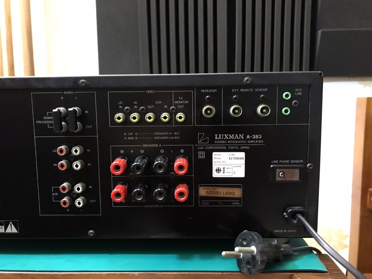 日本luxman力士a383高保真发烧纯功放已出