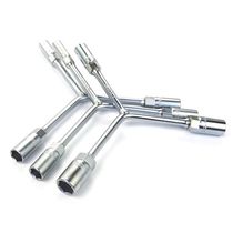 Y-type three-pronged socket wrench long and short outer hexagon sleeve 8-9-10-11-12-13-14-15-17-19mm
