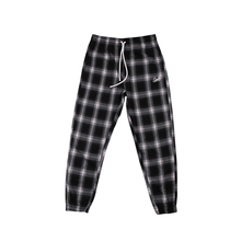 SLAMBLE's new leisure pants black and white plaid pants male and female loose sports bundle trousers neutral trend