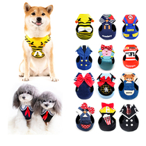 BLUEPORT SMALL AND MEDIUM GUEST TEDDY CHAI DOG BIB Bear Snownery Pet Chest Backcoat Traction Rope Regulation Removable