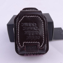 Zippo lighter special leather case Zibao protective cover trousers clip steel buckle buckle genuine leather lighter cover cowhide