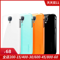 spigen is suitable for Samsung S4 i9500 i9502 ultra thin mobile phone protective shell i9508 protective sets ultra-thin
