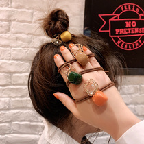 2020 new net red high elastic rubber band Korean hair accessories simple hair rope female hair rope headgear Hairband