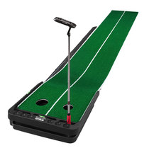 Adjustable slope golf indoor simulation stadium putter trainer home office training blanket full