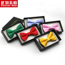 Double-layer British childrens bow tie primary school performance bow red black boy flower girl child shirt collar flower