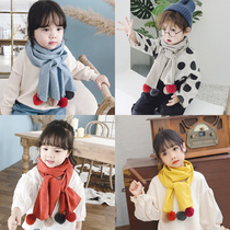 Childrens scarves spring and autumn thin boys pure cotton baby gauze wind girls cotton linen small male thin female Spring New