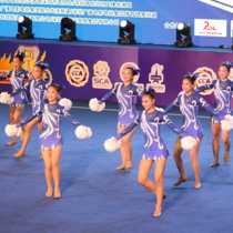 Customized childrens dance competition clothing college students cheerleading competition clothing new product cheerleading clothing mass aerobics