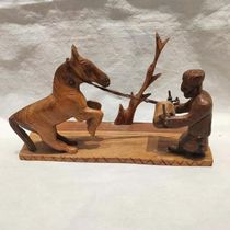 Wooden swaying pieces for elderly people in wood carvings in Pakistan