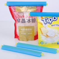 Fresh-keeping clip sealing strip extended large pet dog cat food bag tea moisture-proof bar zero food bag sealing strip
