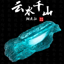 Luxurious Chinese glazed cigar ashtray Home living room tea table Creative Personality Trends Atmospheric Brief desk