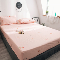 Bed hat single piece cotton bed cover mattress Simmons protective cover non-slip bed cover 1 8m 1 5 m bed summer