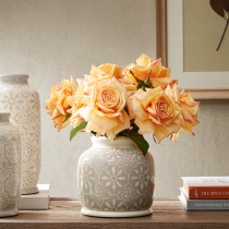 Harbor House American ceramic flower arrangement bottle Living room decoration Flower dryer creative home decoration bibury