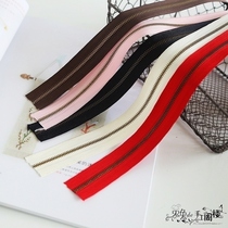 Smooth Manual Copper 3 Number Dress Zipped Five Color Optional Zipped Head Workword Code U Type Code