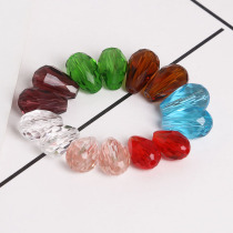 DIY handmade crystal beads crystal beads handmade beaded material ball drop shaped cut face beads jewelry accessories