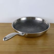 Not afraid of steel shovel 304 stainless steel pan non-stick etching coating fried egg steak stir frying cooker gas