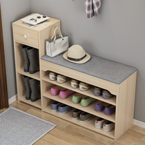 Shoe rack shoe replacement bench bench integrated multi-layer dustproof shoe cabinet at home