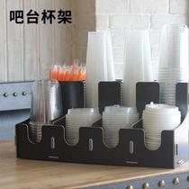Cup splitter large caliber coffee milk tea packing paper Bowl popcorn bucket straw tissue paper cup holder storage box