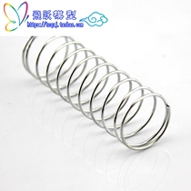 Scientific experiment small pressure spring test with pressure spring DIY small making large spring 5N shock absorbing model spring