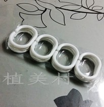 Curtain accessories Hook ring Curtain ring Plastic C-type shower curtain ring Bathroom shower curtain hook Shower curtain accessories