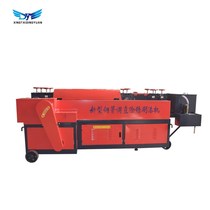 High efficiency and environmental protection steel pipe rack pipe quick adjustment and direct rust removal brush paint three-in-one machine manufacturer direct