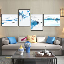 Living room sofa background wall decorative painting modern minimalist restaurant corridor mural new Chinese style study hanging painting