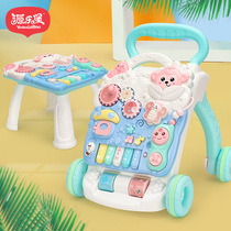 Trolley anti-leg anti-rollover baby toy Learning artifact help female boy 1-2-3-year-old baby walker